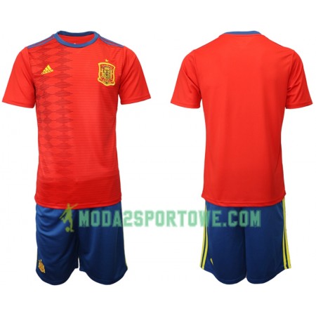 Koszulka Hiszpania Dziecięcy Domowe Stroje Piłkarskie 2019 Krótki Rękaw